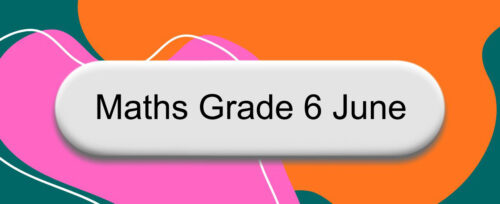 Maths Grade 6 June