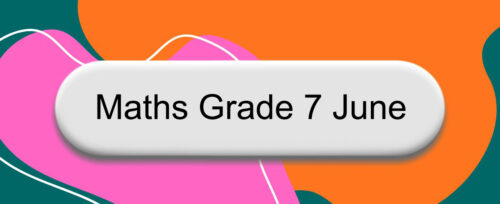Maths Grade 7 June